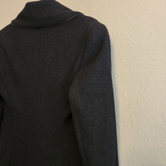 Lafayette 148 New York Black Zippered Jacket Size 10 - Picture 10 of 12